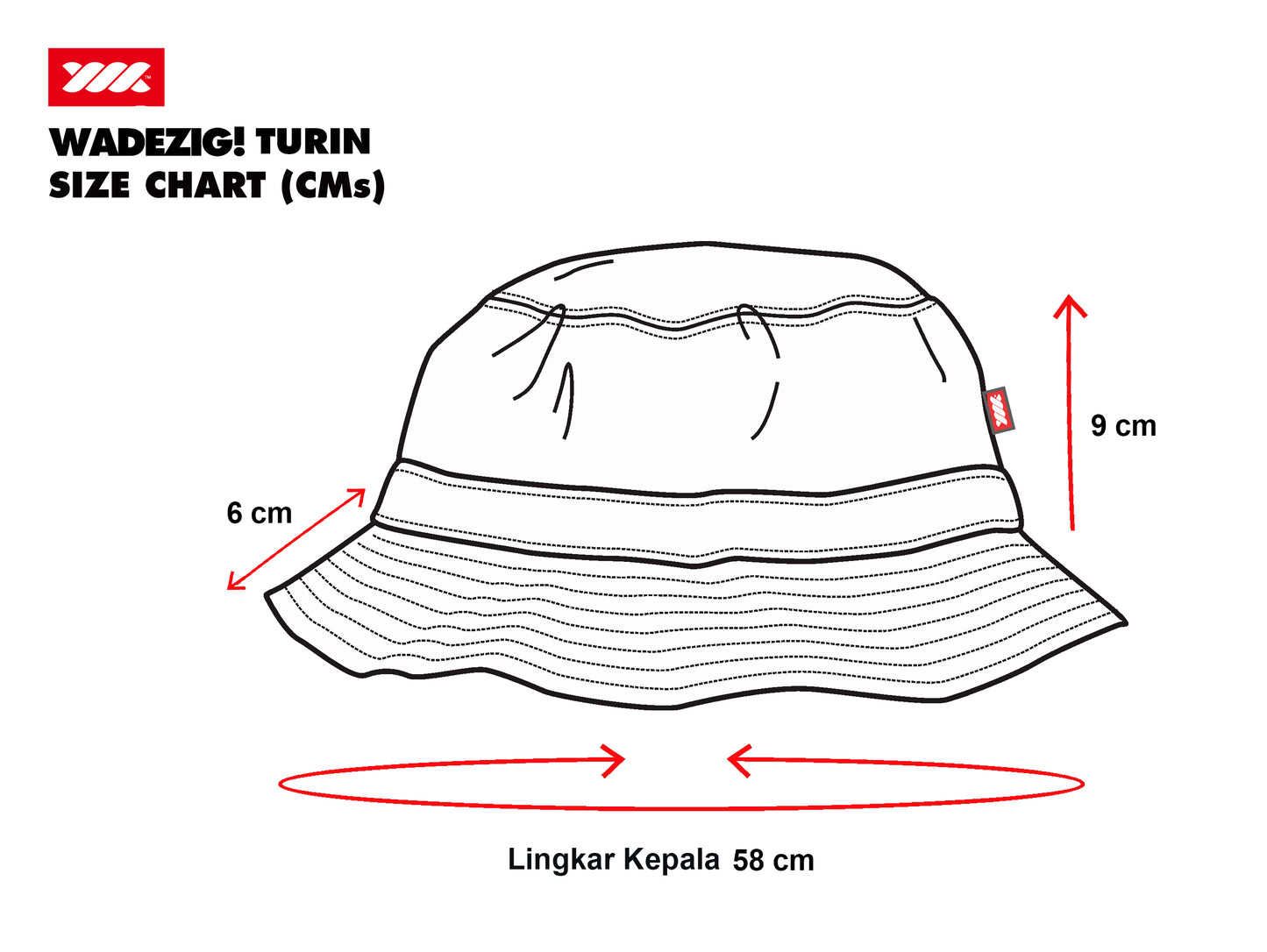 WADEZIG! HEADWEAR - TURIN BLACK