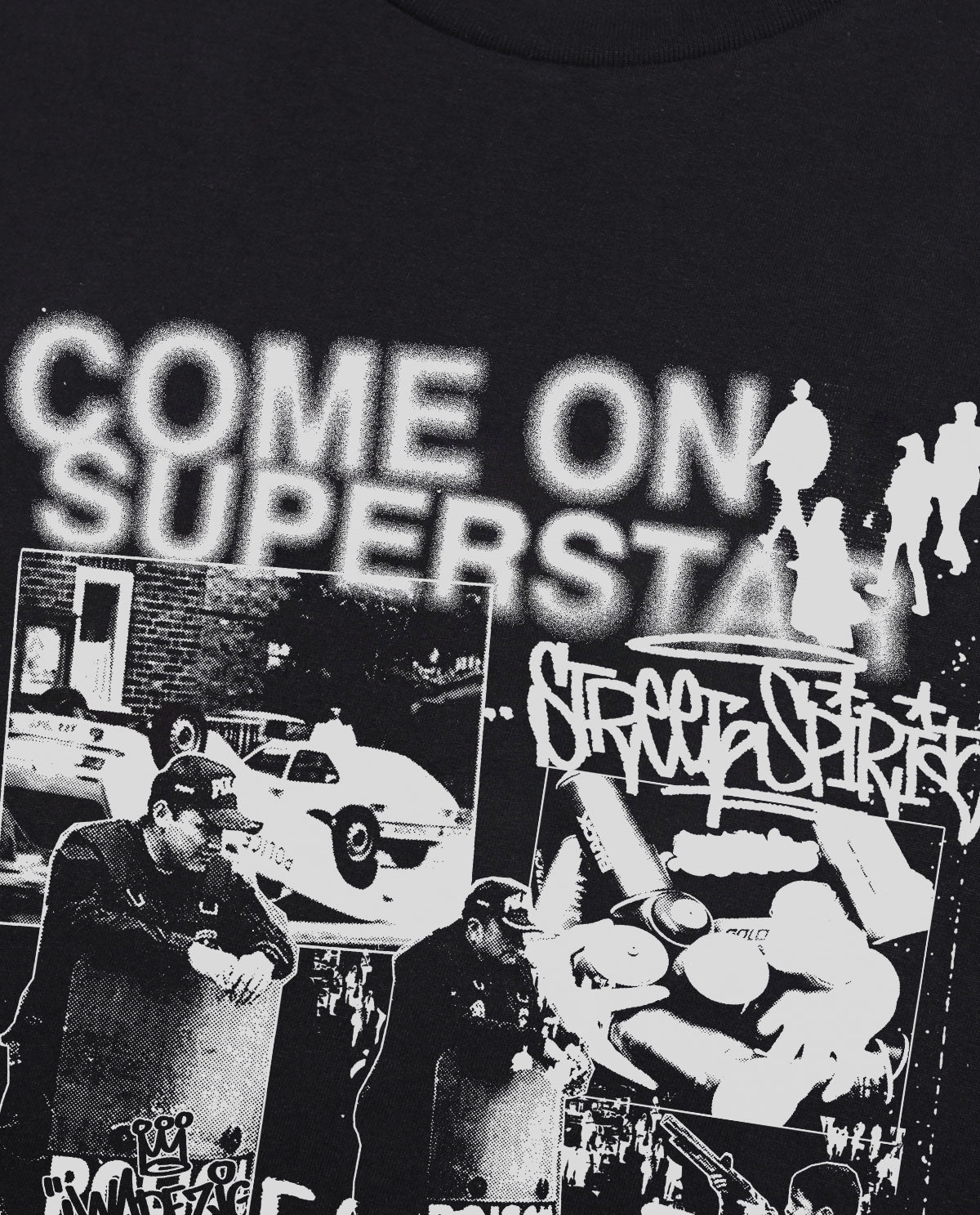 WADEZIG! T-SHIRT - PROTEST BLACK