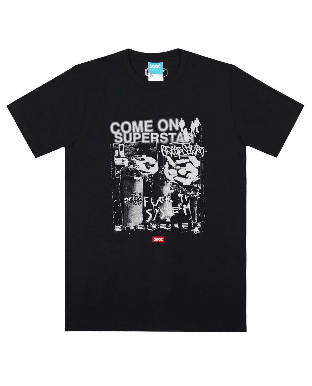 WADEZIG! T-SHIRT - PROTEST BLACK