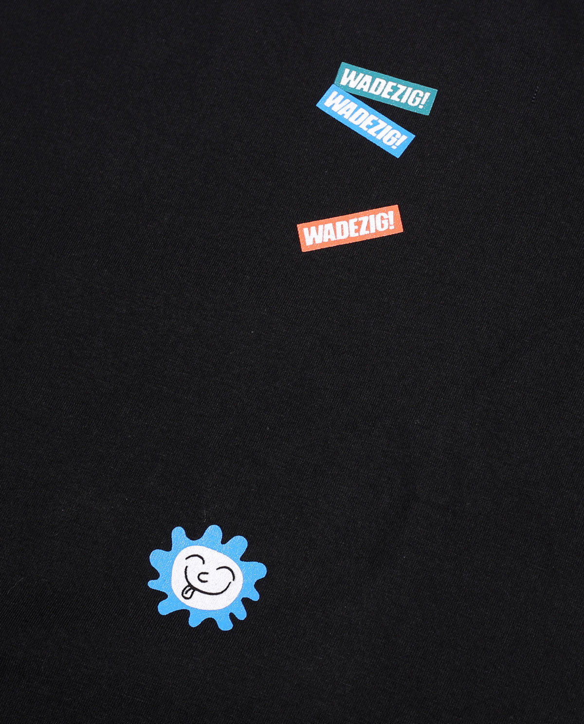 WADEZIG! T-SHIRT - COME PLAY BLACK