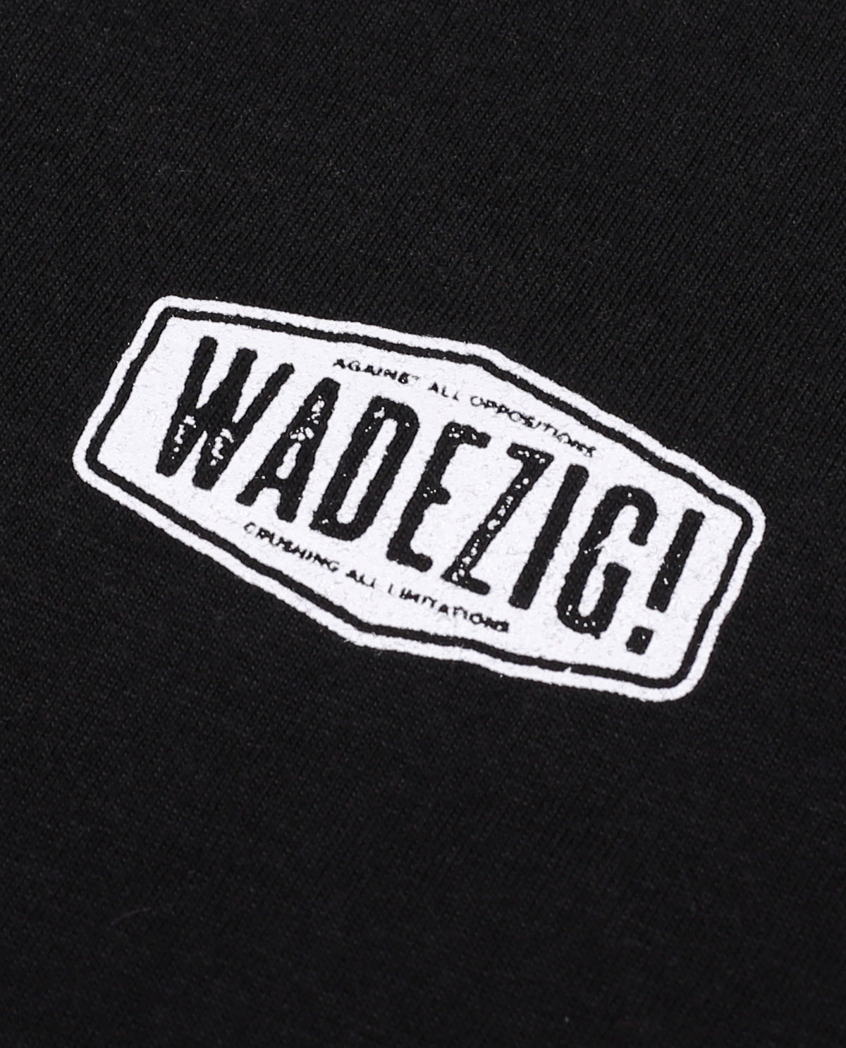 WADEZIG! T-SHIRT - ALOCAL BLACK