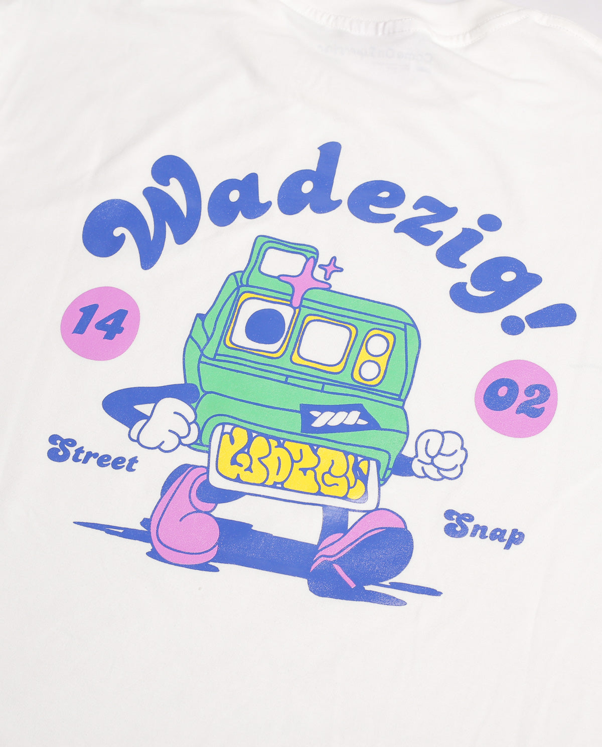 WADEZIG! T-SHIRT - SNAP BW