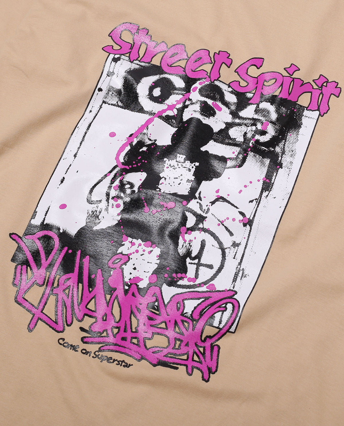 WADEZIG! T-SHIRT - PLEYAA LS CREAM
