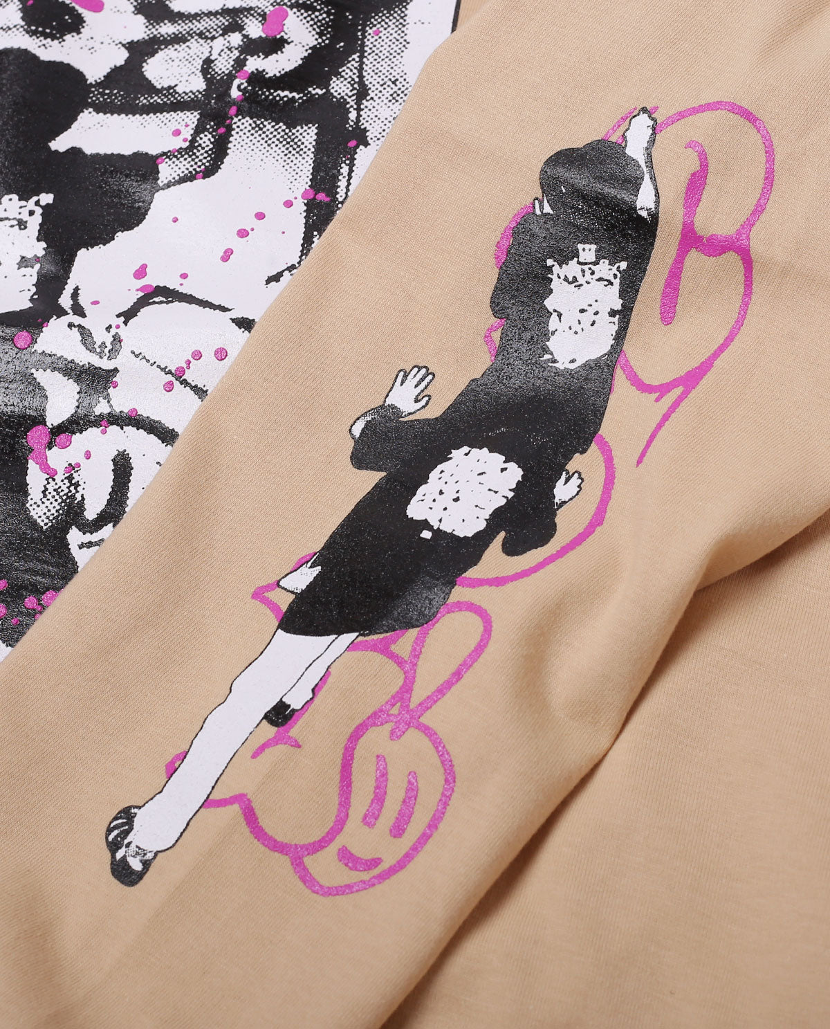 WADEZIG! T-SHIRT - PLEYAA LS CREAM