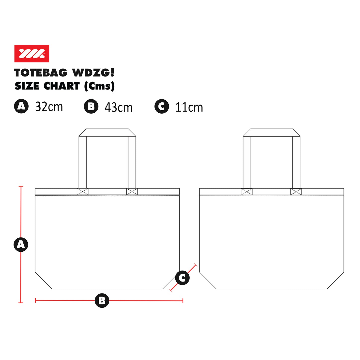 WADEZIG BAG - GORI X WADEZIG! TOTEBAG BLACK