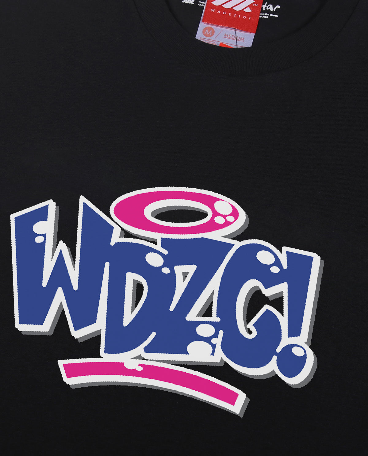 WADEZIG! T-SHIRT - GOZE BLACK TESS