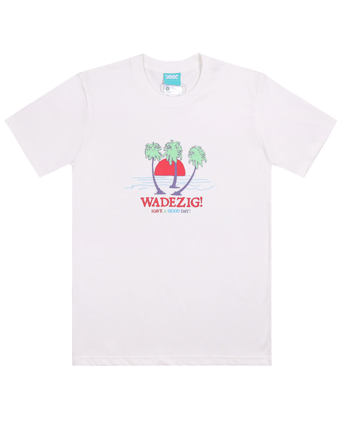 WADEZIG! T-SHIRT - BEACH WHITE