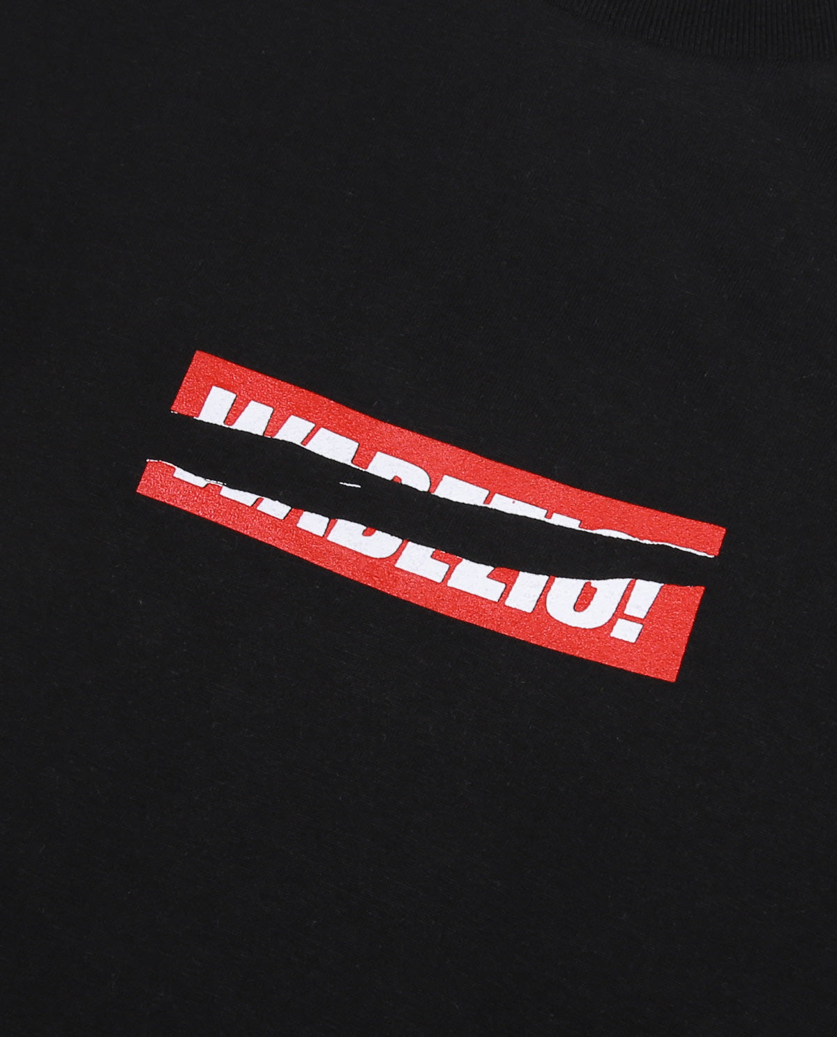 WADEZIG! T-SHIRT - TEAR REDBOX BLACK