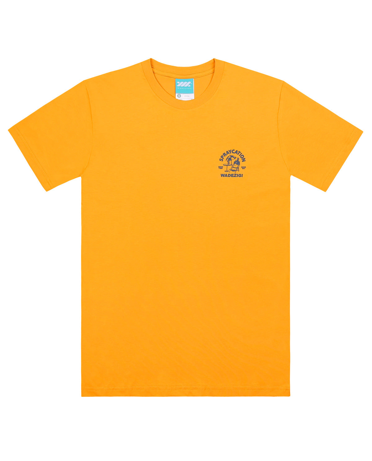 WADEZIG! T-SHIRT - SPRAYCATION MUSTARD YELLOW