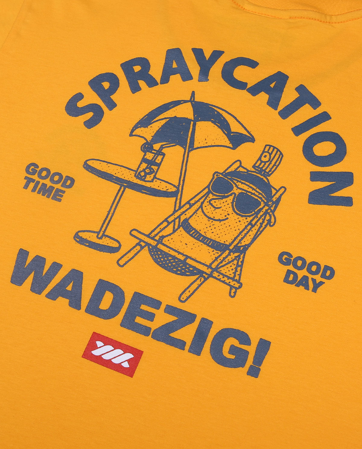 WADEZIG! T-SHIRT - SPRAYCATION MUSTARD YELLOW