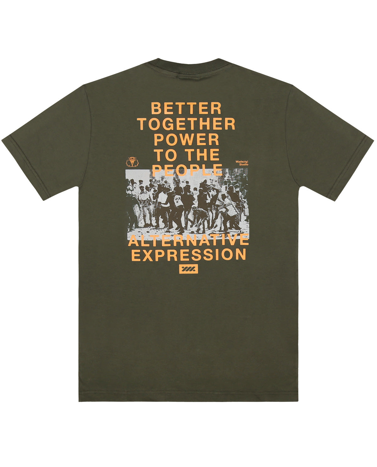 WADEZIG! T-SHIRT - BETTER ARMY GREEN