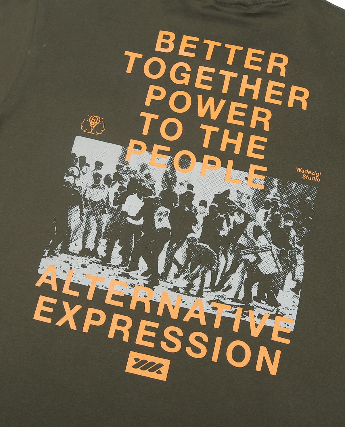 WADEZIG! T-SHIRT - BETTER ARMY GREEN