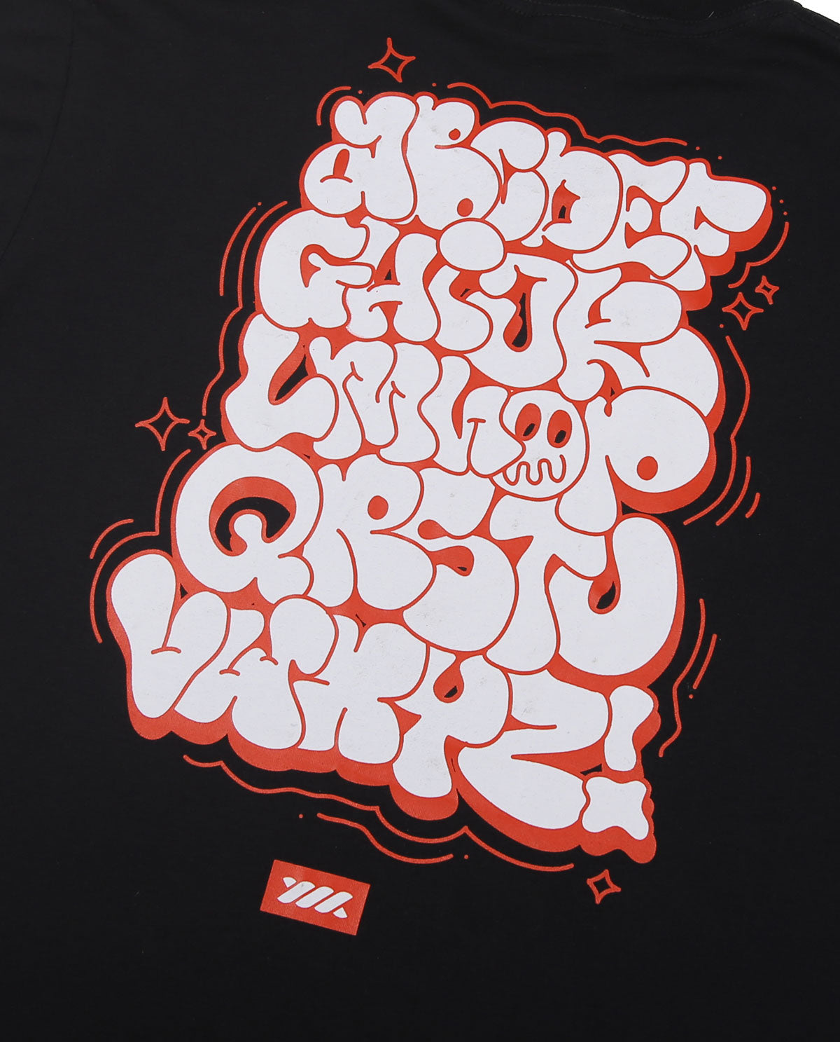 WADEZIG! T-SHIRT - ALPA BUBBLE BLACK