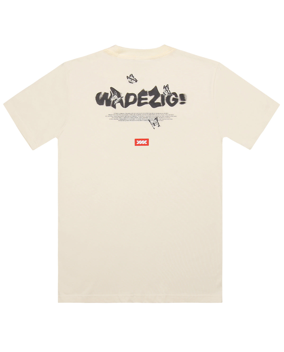 WADEZIG! T-SHIRT - ILLUSION CREAM