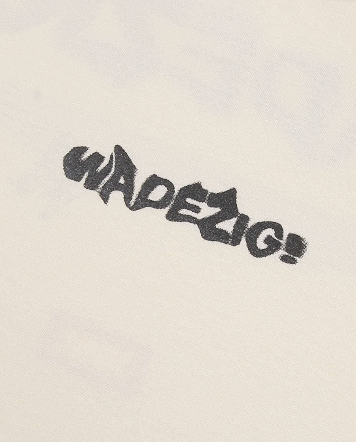 WADEZIG! T-SHIRT - ILLUSION CREAM
