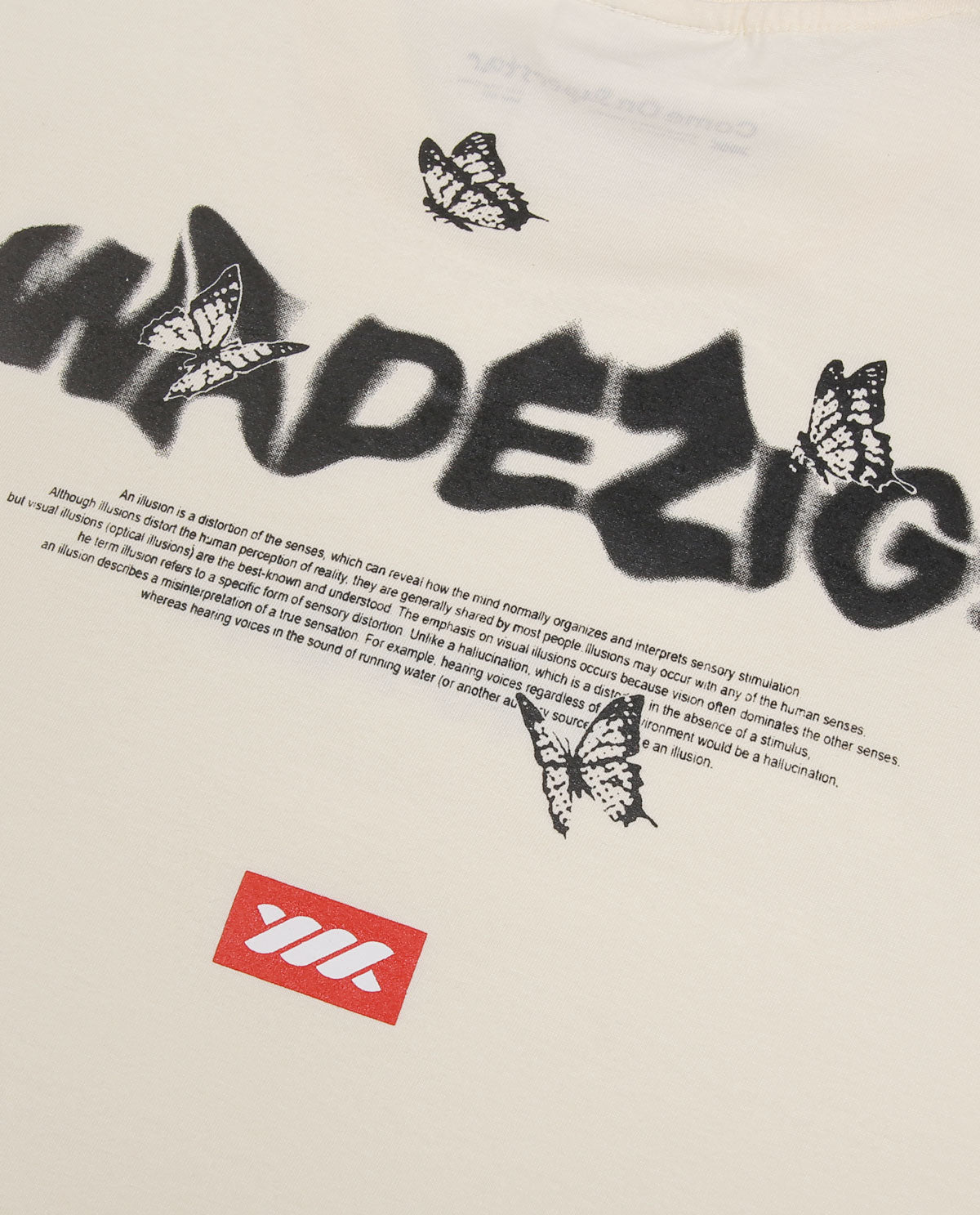 WADEZIG! T-SHIRT - ILLUSION CREAM