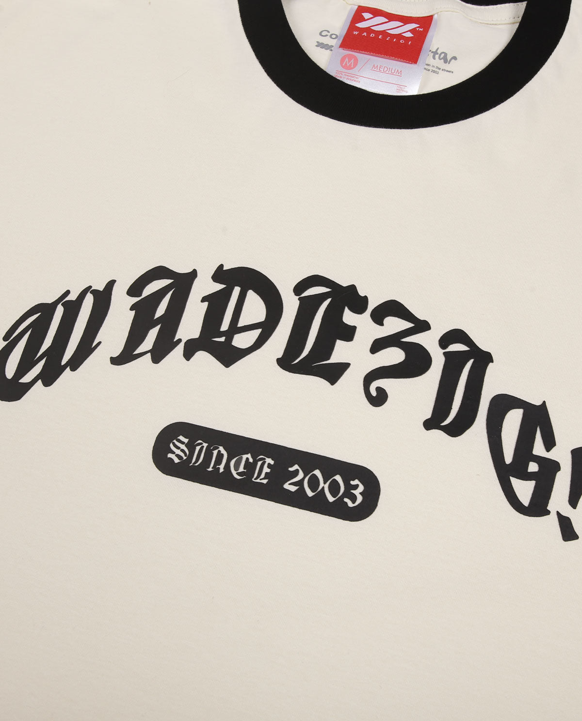 WADEZIG! T-SHIRT - CANTARA CREAM