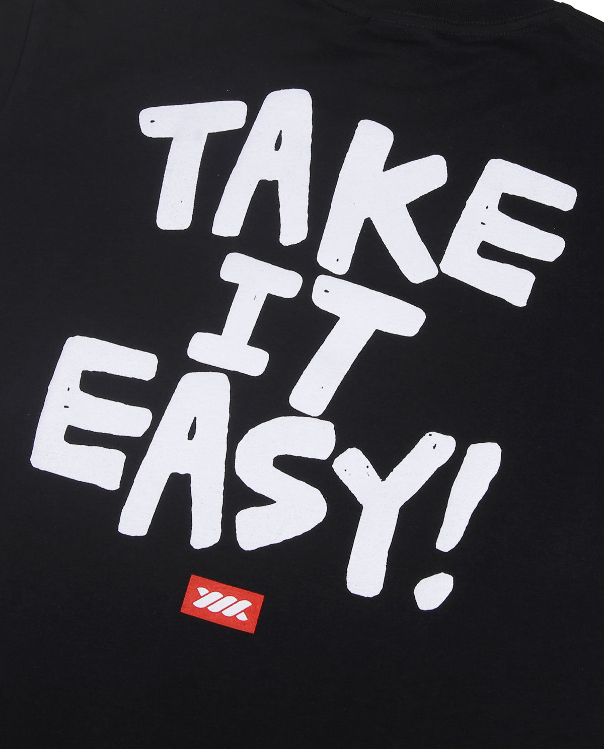 WADEZIG! T-SHIRT - TAKE IT EASY BLACK