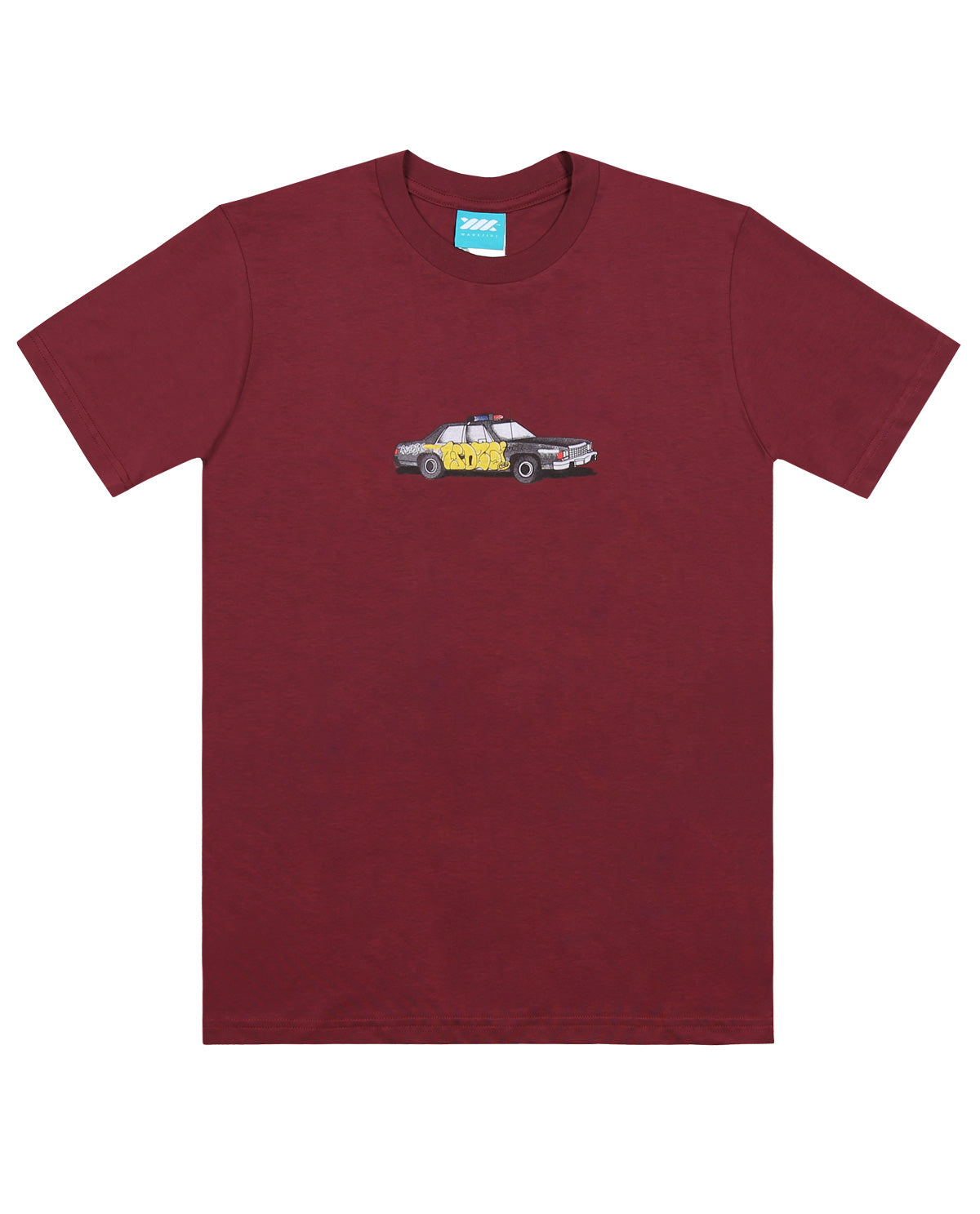 WADEZIG! T-SHIRT - THE CAR BURGUNDY