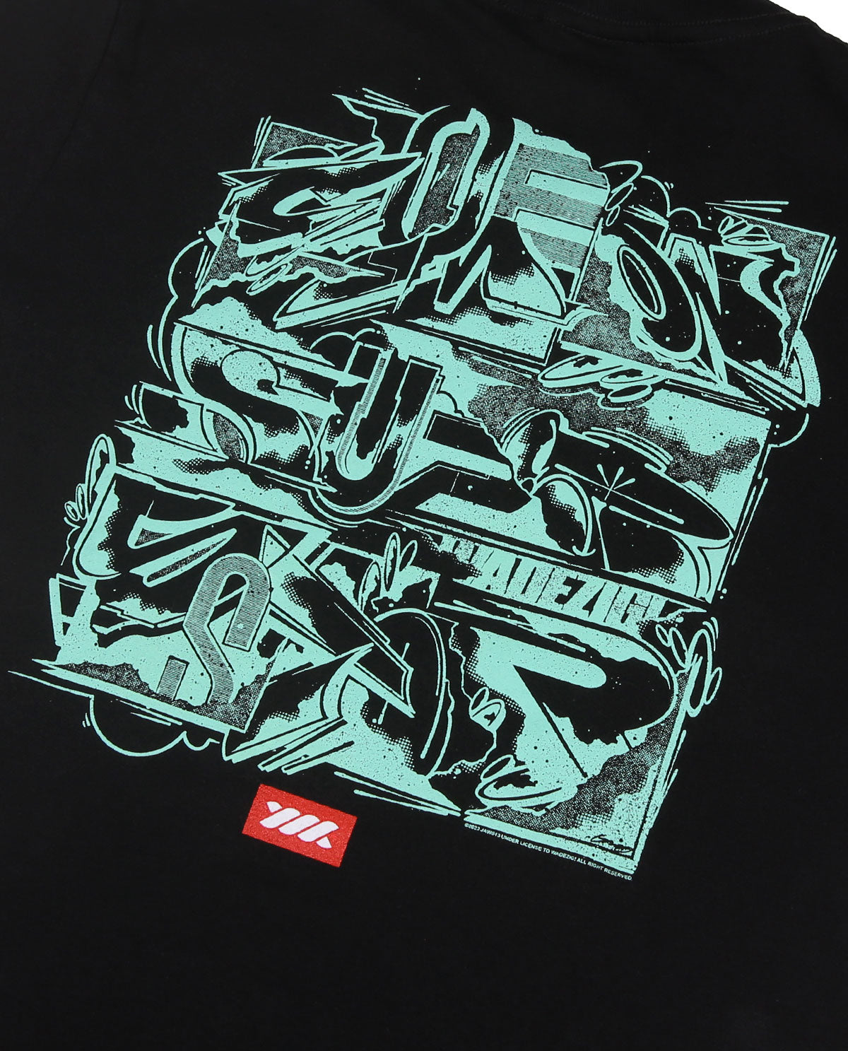 WADEZIG! T-SHIRT - JAWS ARTIST SERIES SS BLACK