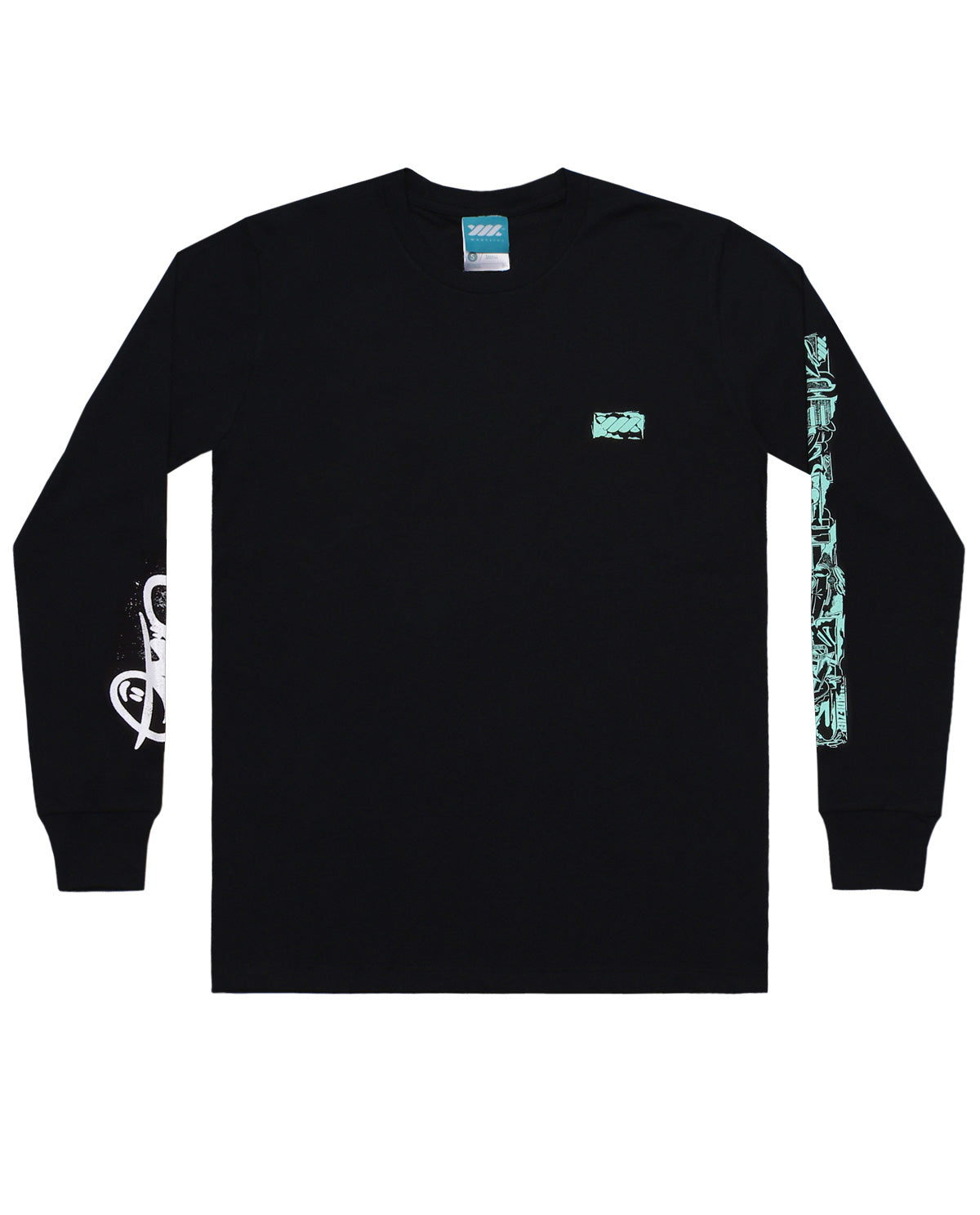 WADEZIG! T-SHIRT - JAWS ARTIST SERIES LS BLACK