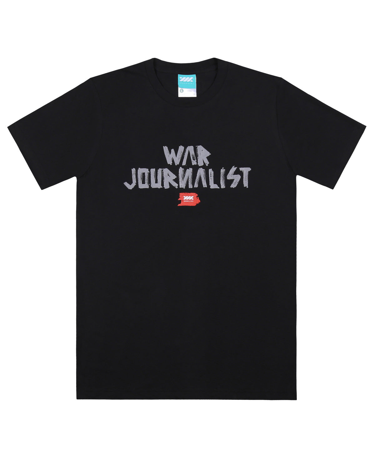 WADEZIG! T-SHIRT - SMASH HIT WAR JURNALIST BLACK