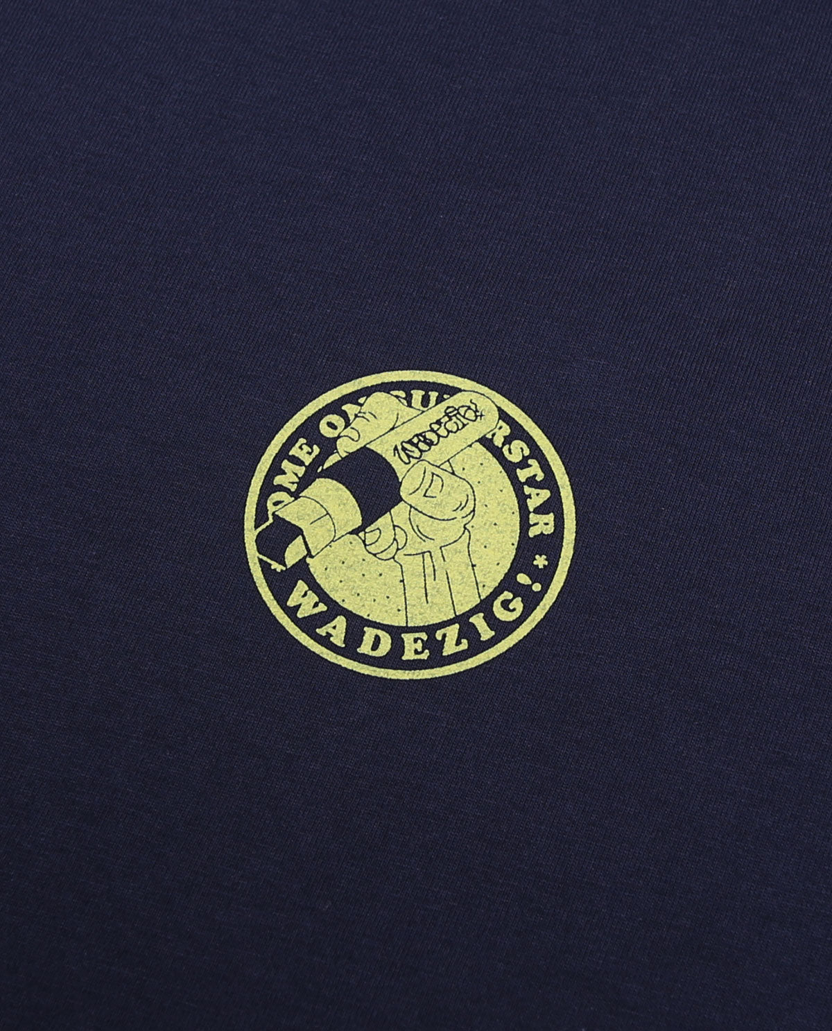 WADEZIG! T-SHIRT - POWER MARKER NAVY