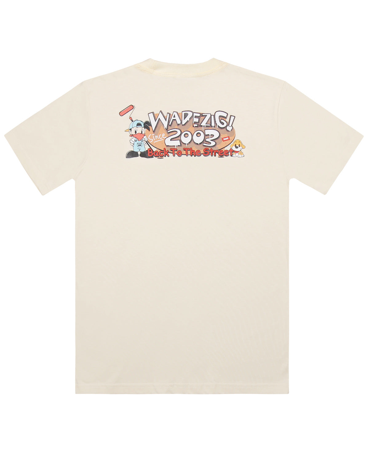 WADEZIG! T-SHIRT - GAMES CREAM