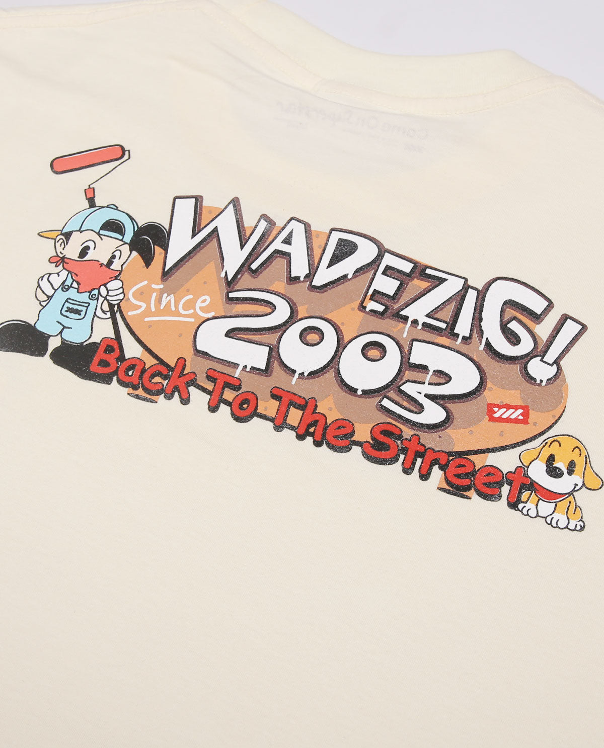 WADEZIG! T-SHIRT - GAMES CREAM