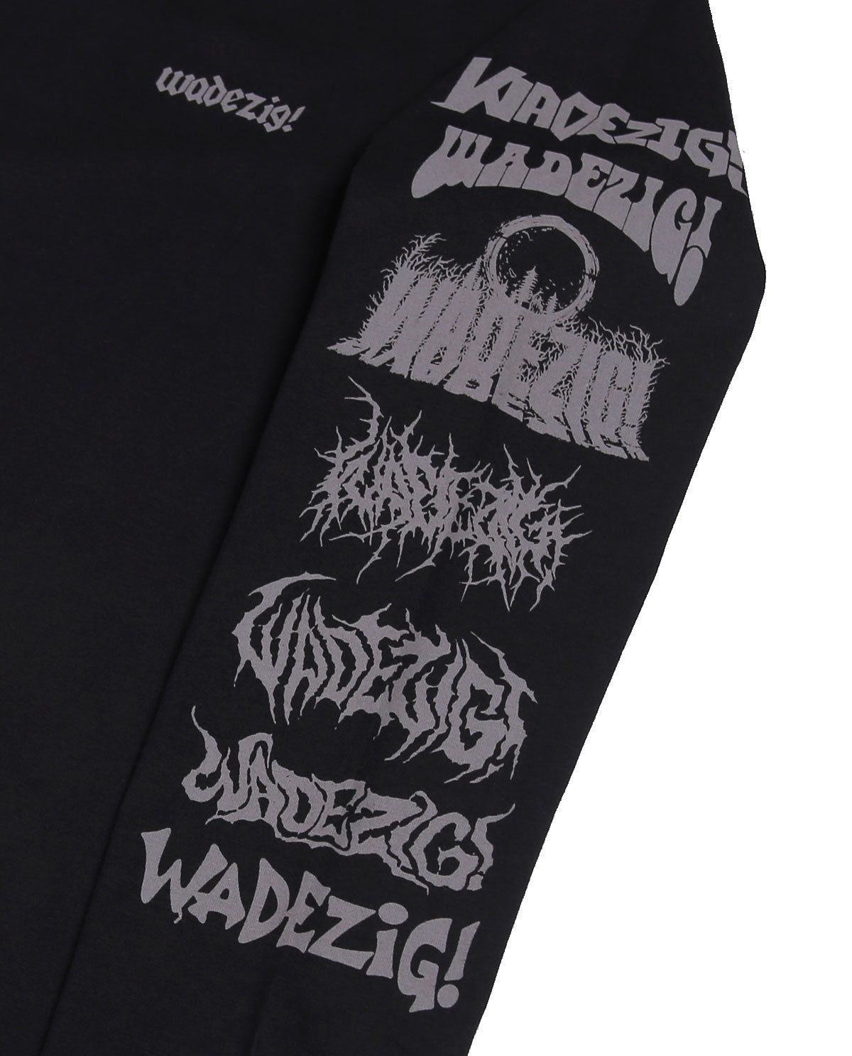 WADEZIG! T-SHIRT - PUBLISH LS BLACK