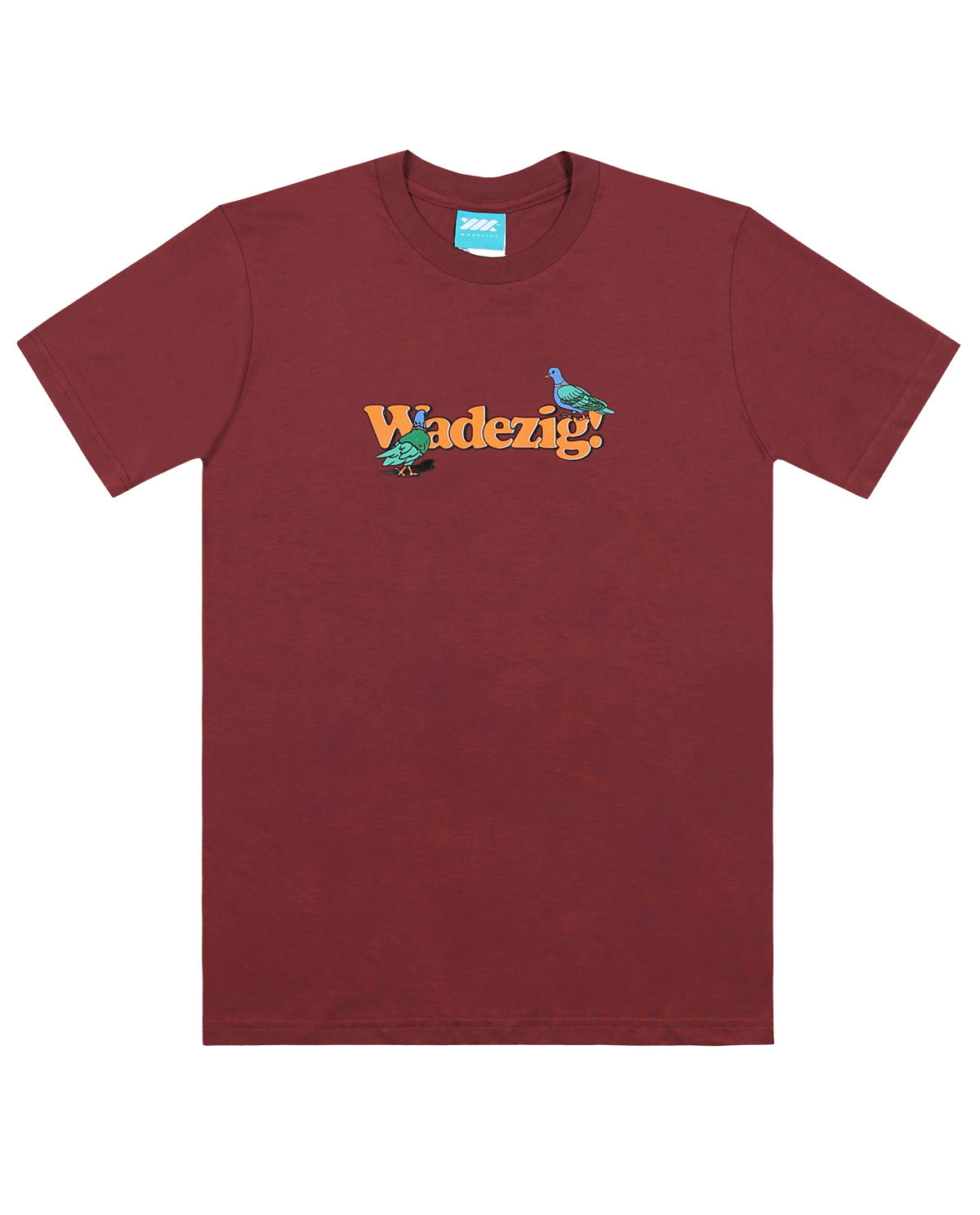 WADEZIG! T-SHIRT - PIGEON RED PLUM