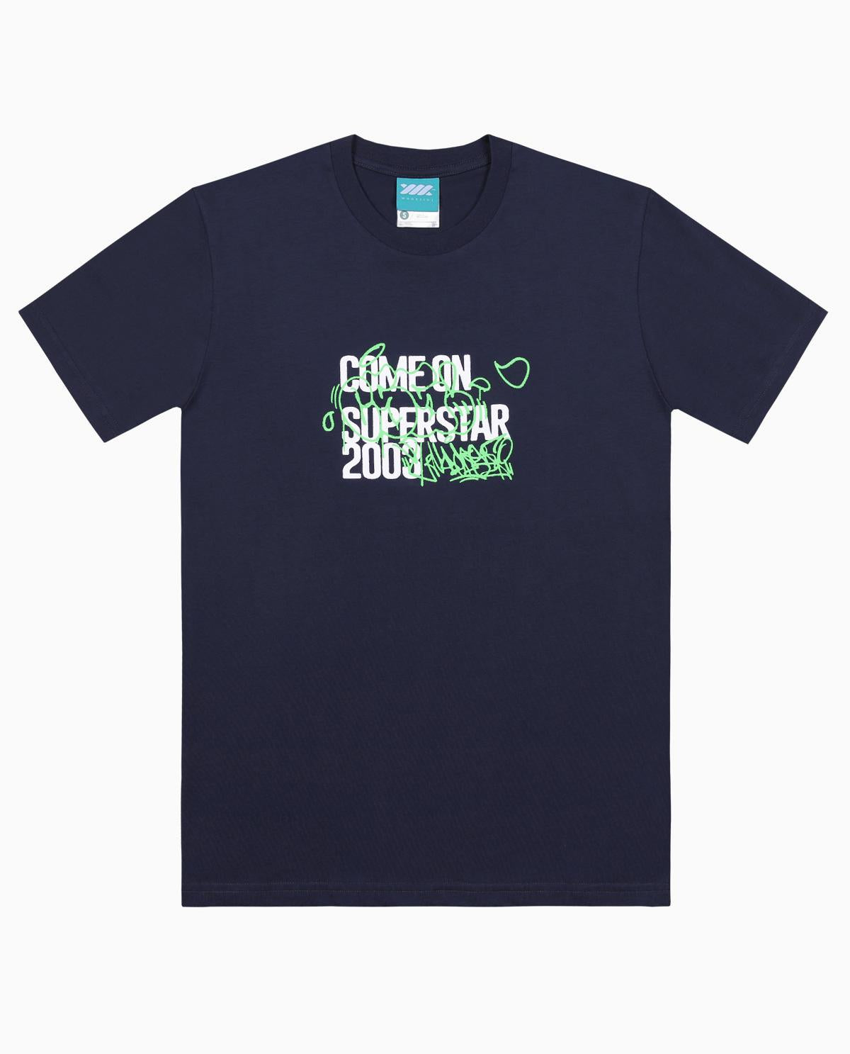 WADEZIG! T-SHIRT - TRIX NAVY