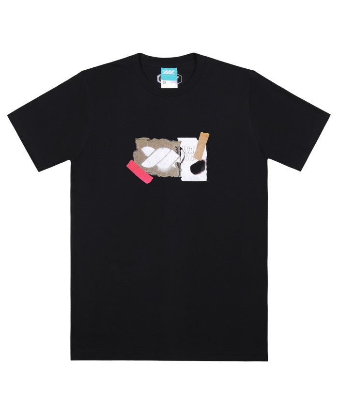 WADEZIG! T-SHIRT - CARDBOARD BLACK