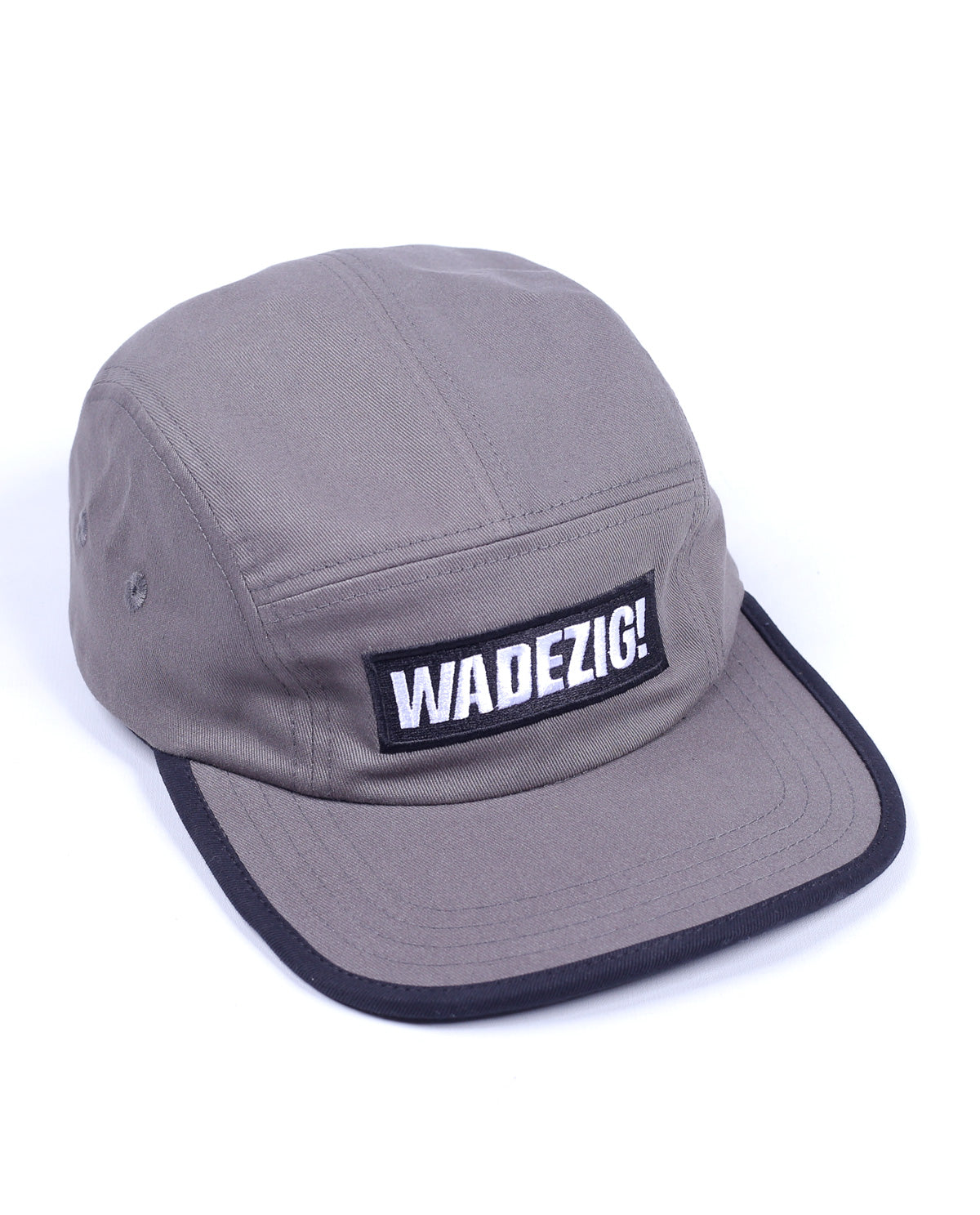WADEZIG HEADWEAR - BLACKBOX 5 PANEL CHARCOAL BLACK