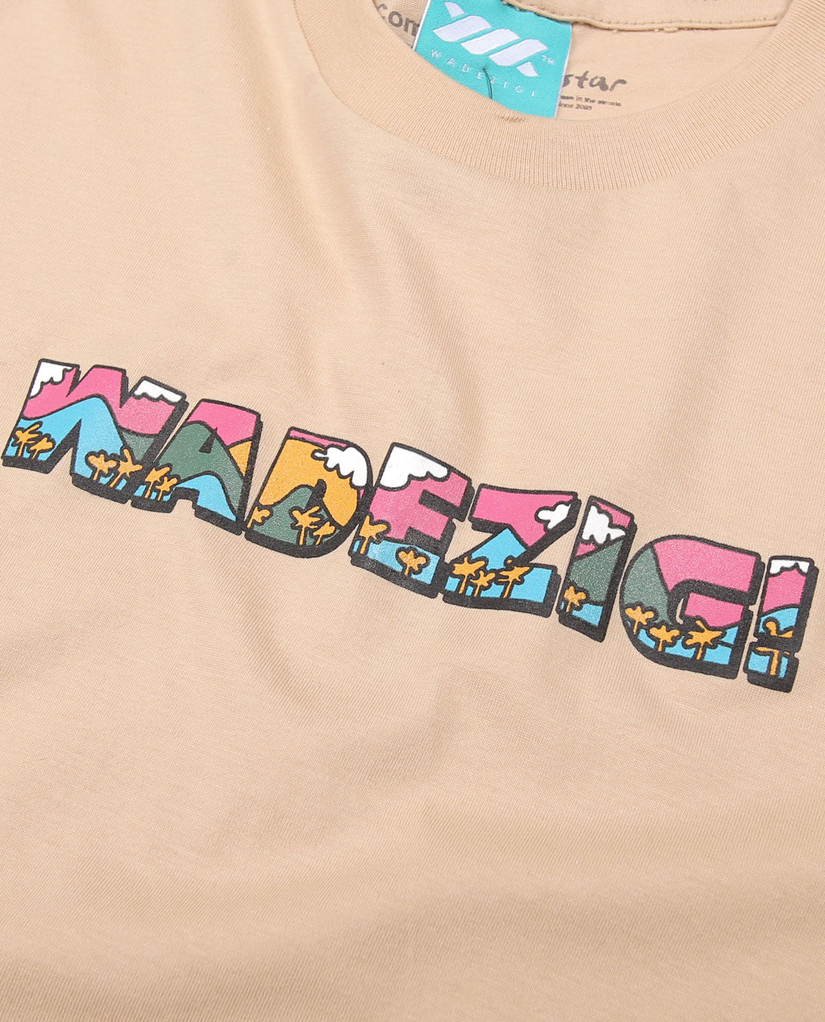 WADEZIG! T-SHIRT - VIEW BEIGE