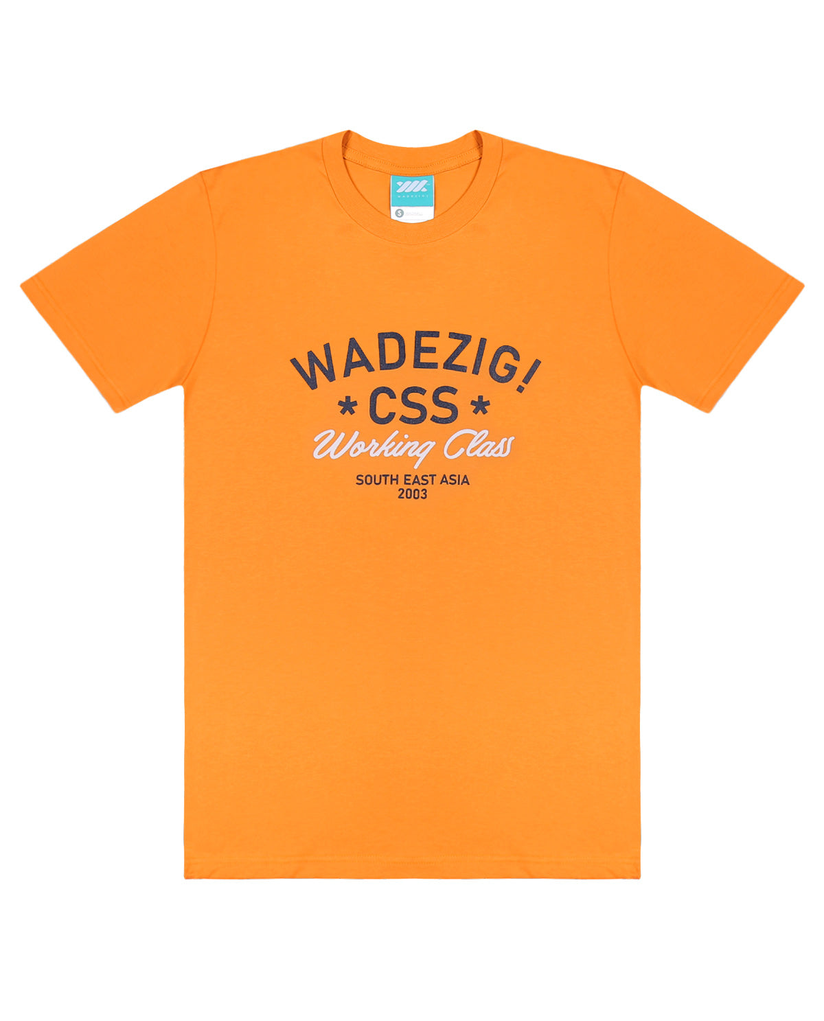 WADEZIG! T-SHIRT - WORKING CLASS YELLOW GOLD