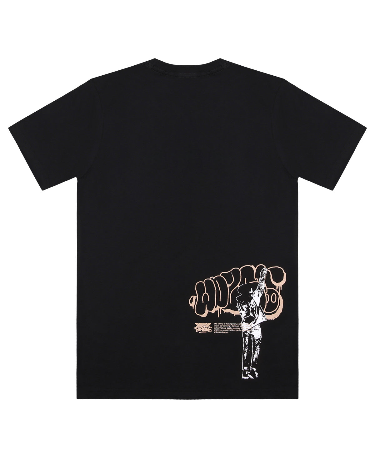 WADEZIG! T-SHIRT - THROWIE BLACK #2