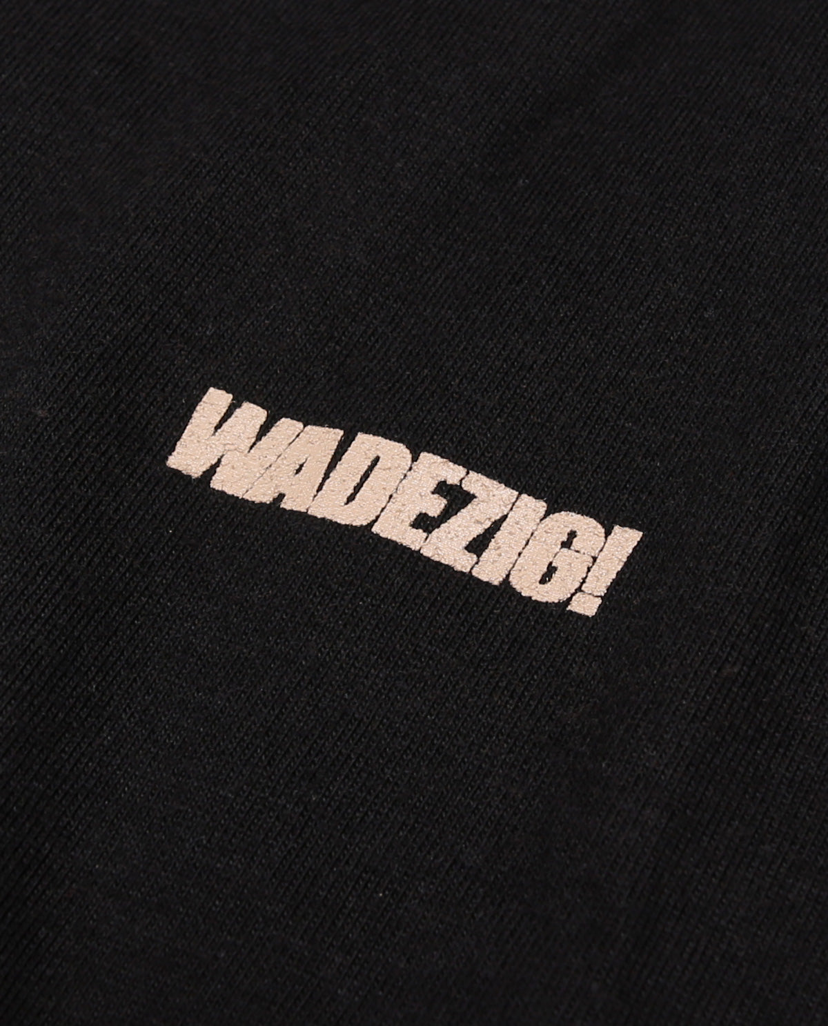WADEZIG! T-SHIRT - THROWIE BLACK #2