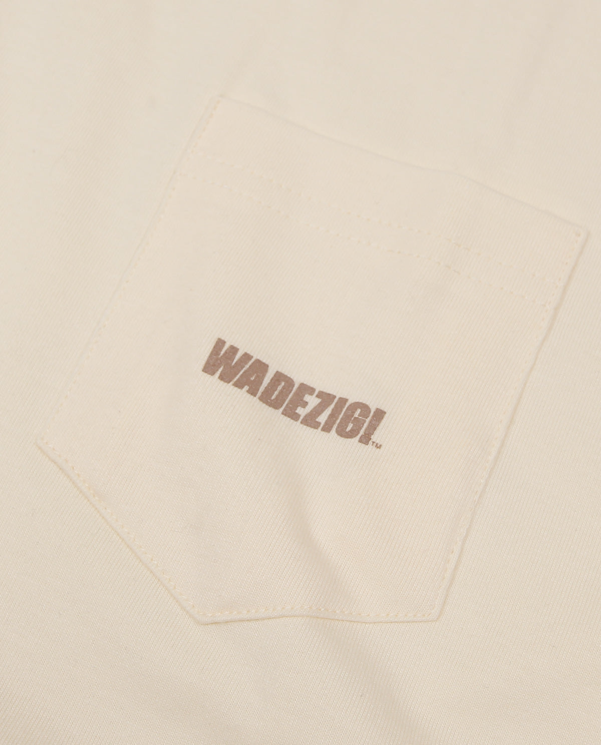 WADEZIG! T-SHIRT - BOLD CREAM