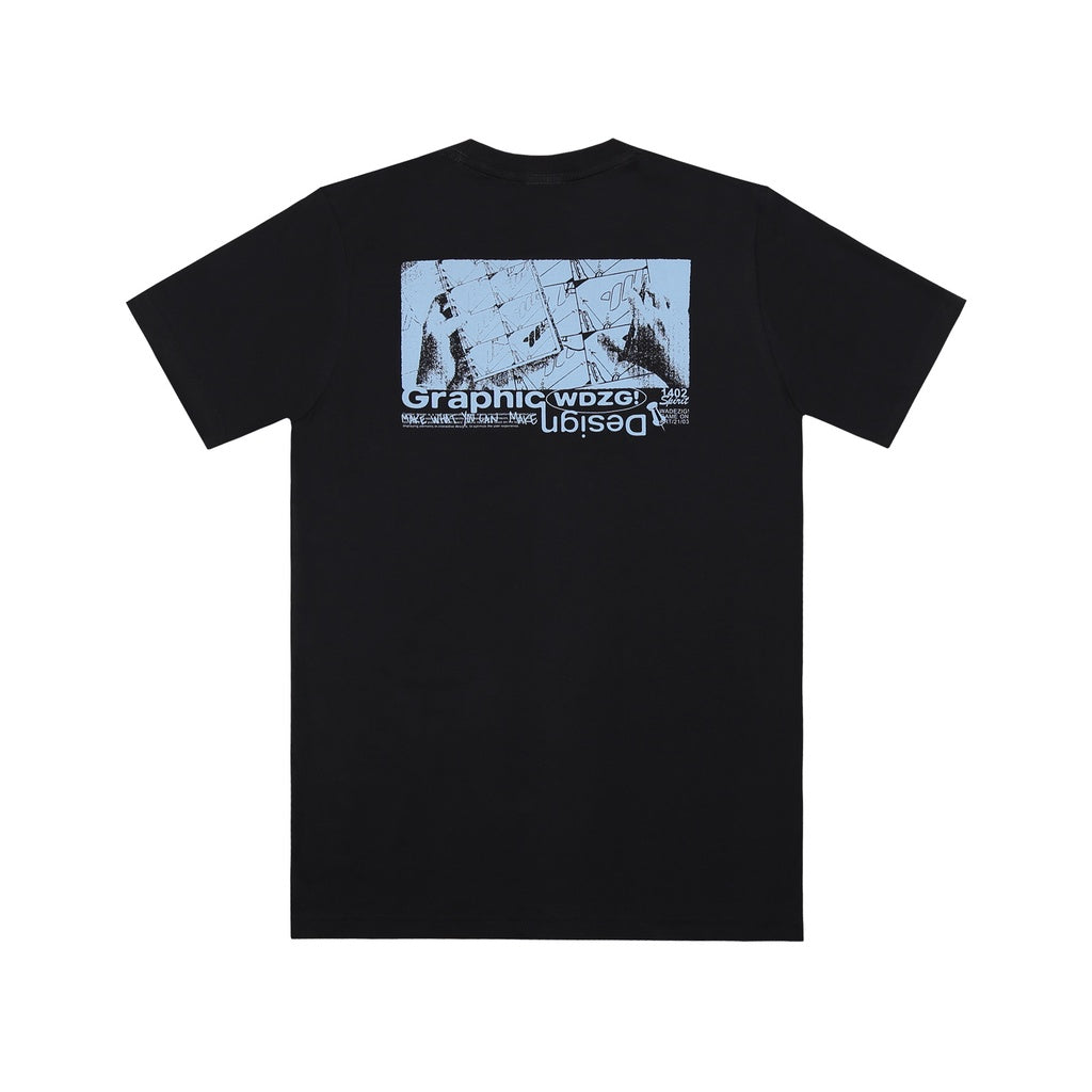 WADEZIG! T-SHIRT - VISUAL BLACK TEES