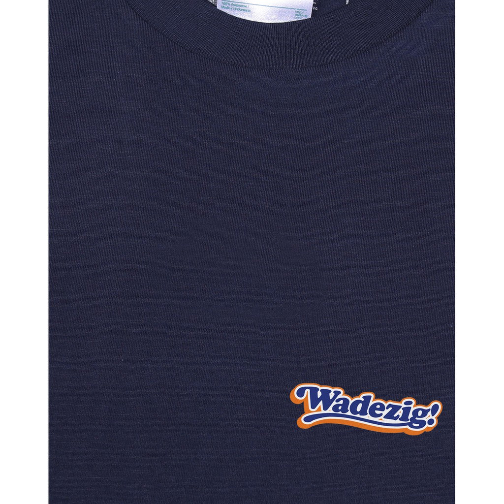 WADEZIG! T-SHIRT - RETRO NAVY