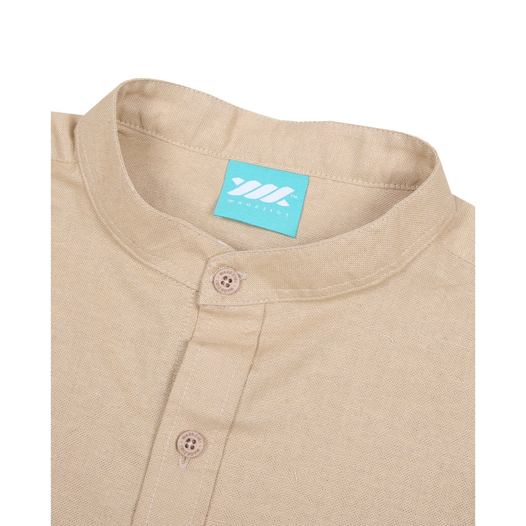 WADEZIG! SHIRT - MALIQ LS CREAM