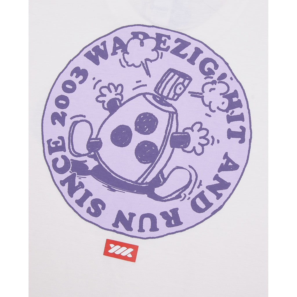 WADEZIG! T-SHIRT - HIT N RUN WHITE