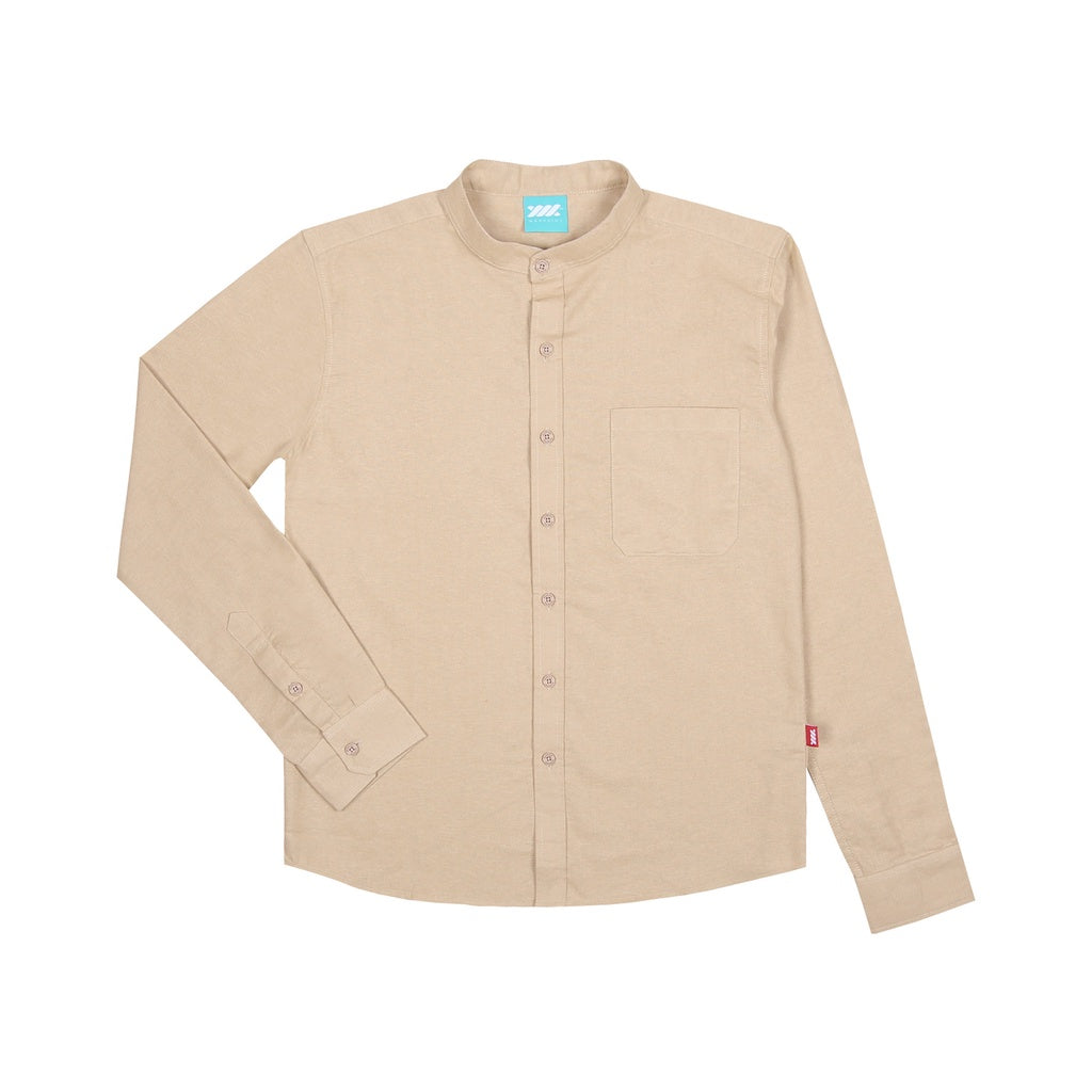 WADEZIG! SHIRT - MALIQ LS CREAM