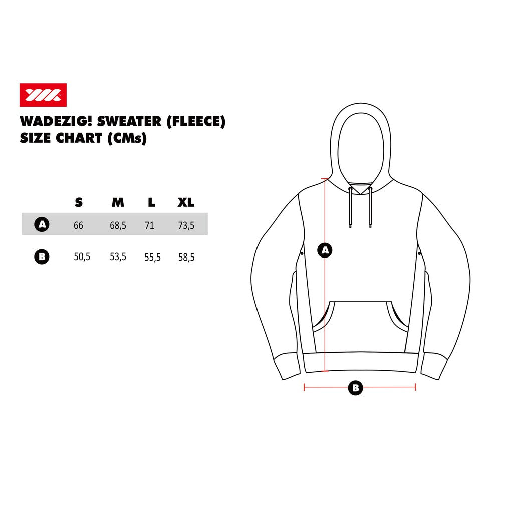 WADEZIG! SWEATER - ARTWORK ZIPPER