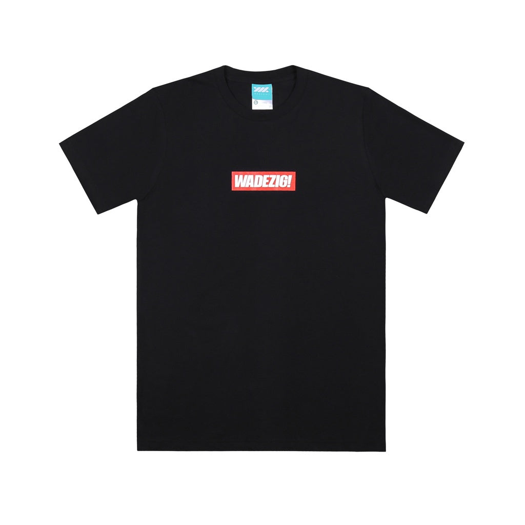 WADEZIG! T-SHIRT -  REDBOX CLASSIC BLACK #3