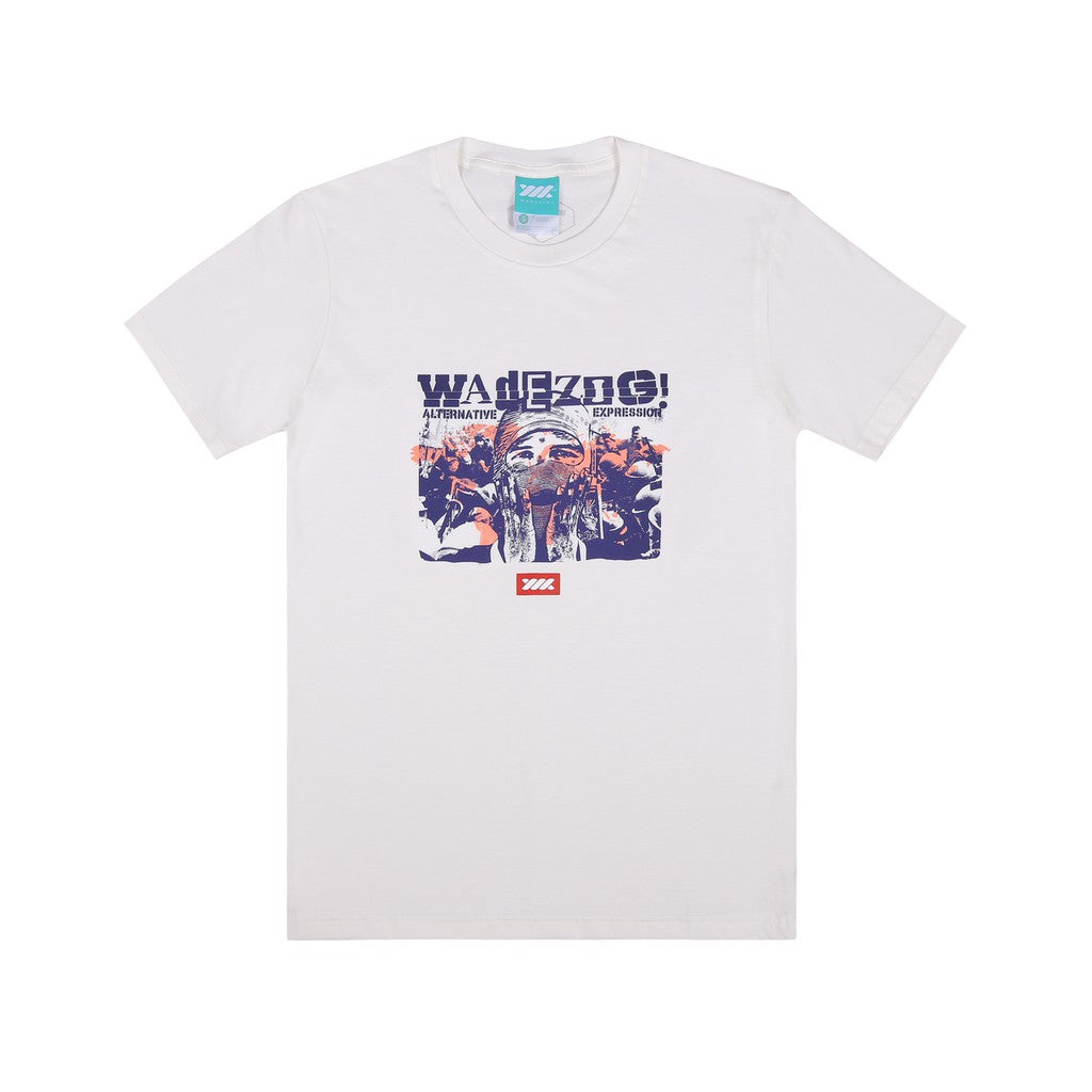 WADEZIG! T-SHIRT - SPARTAN WHITE TEES