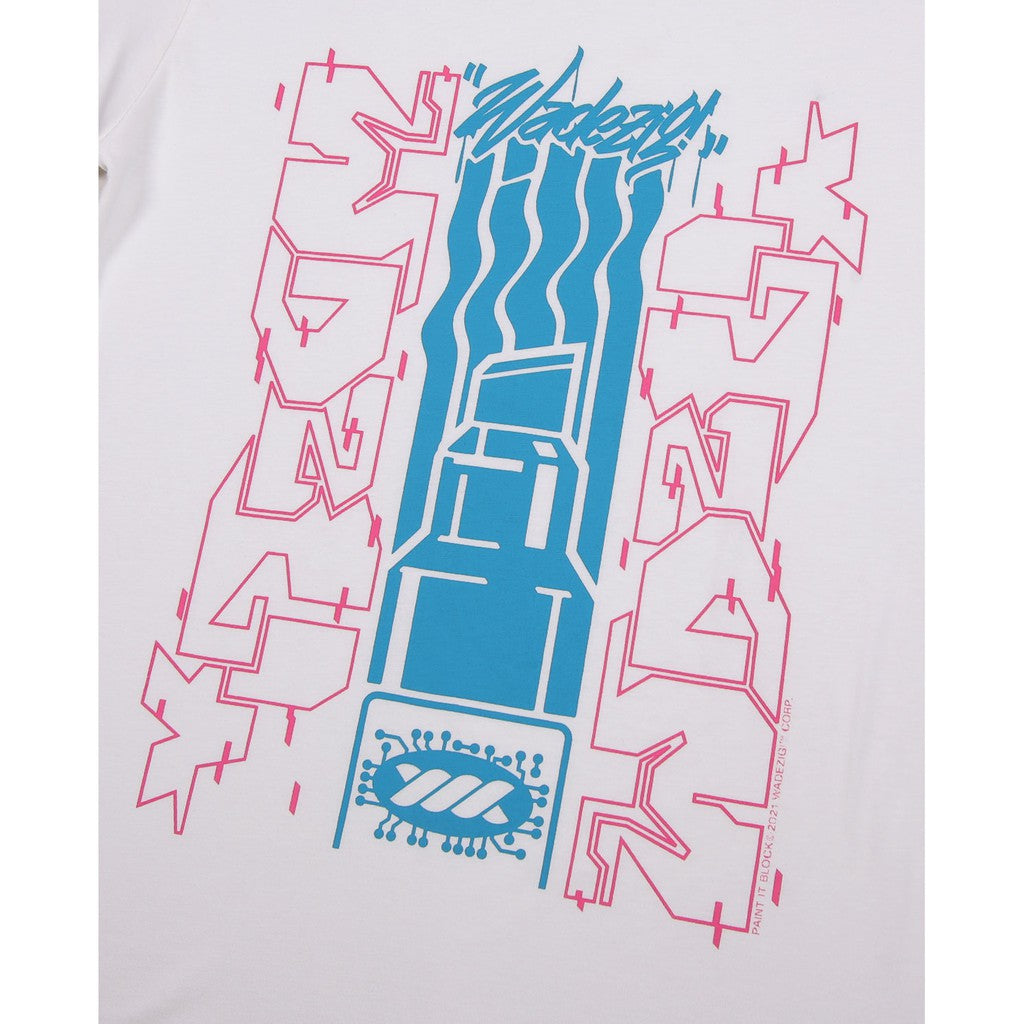 WADEZIG! T-SHIRT - MARKER WHITE