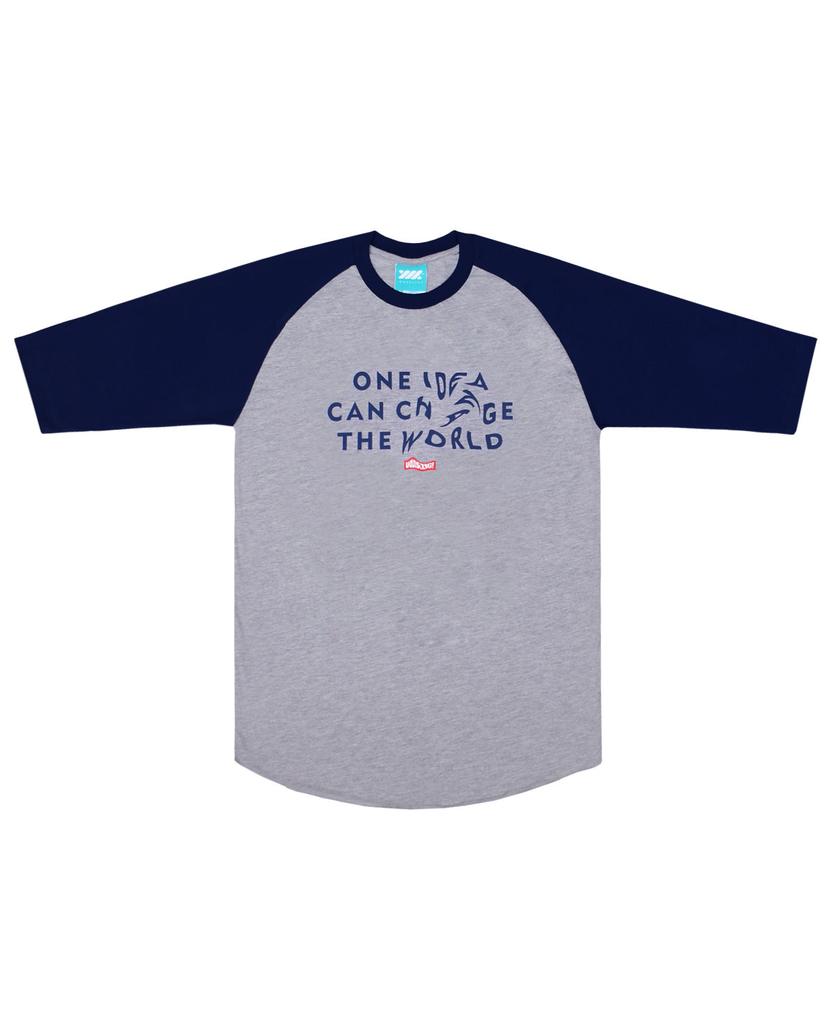 WADEZIG! T-SHIRT - CHANGE RAGLAN NAVYBLUE