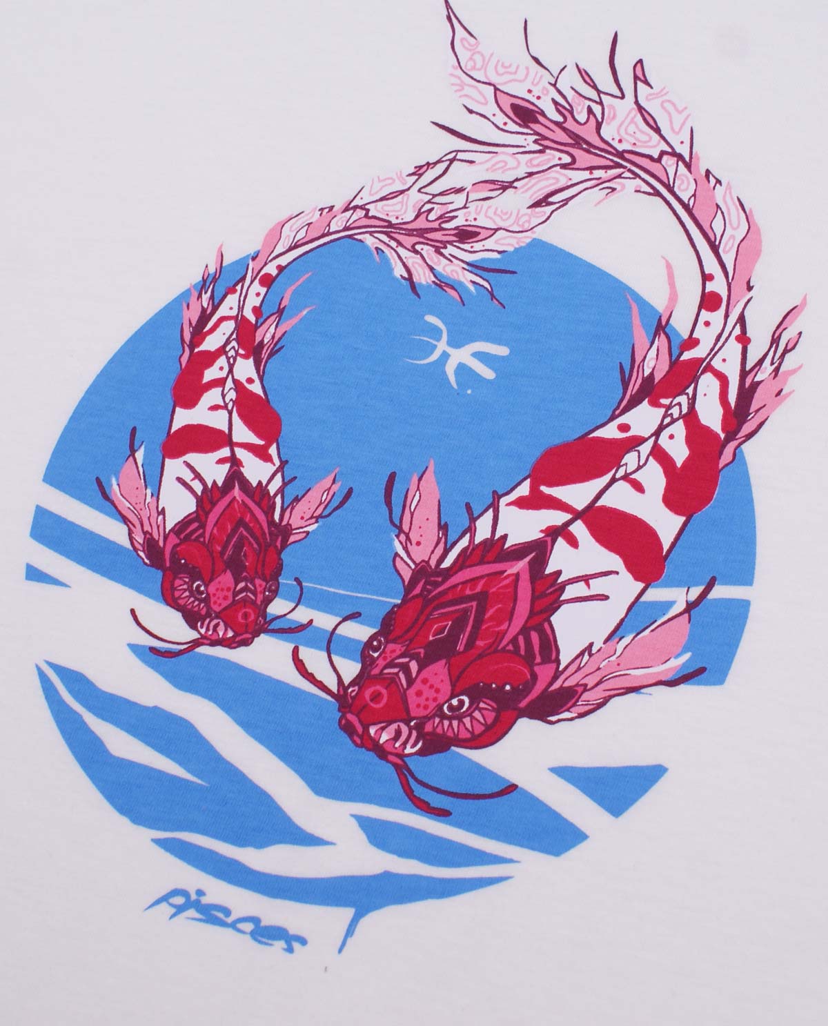 Wadezig! T-Shirt - Pisces 2018 White